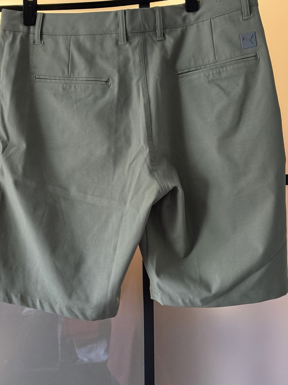 Puma Olive Green Hybrid Golf Shorts